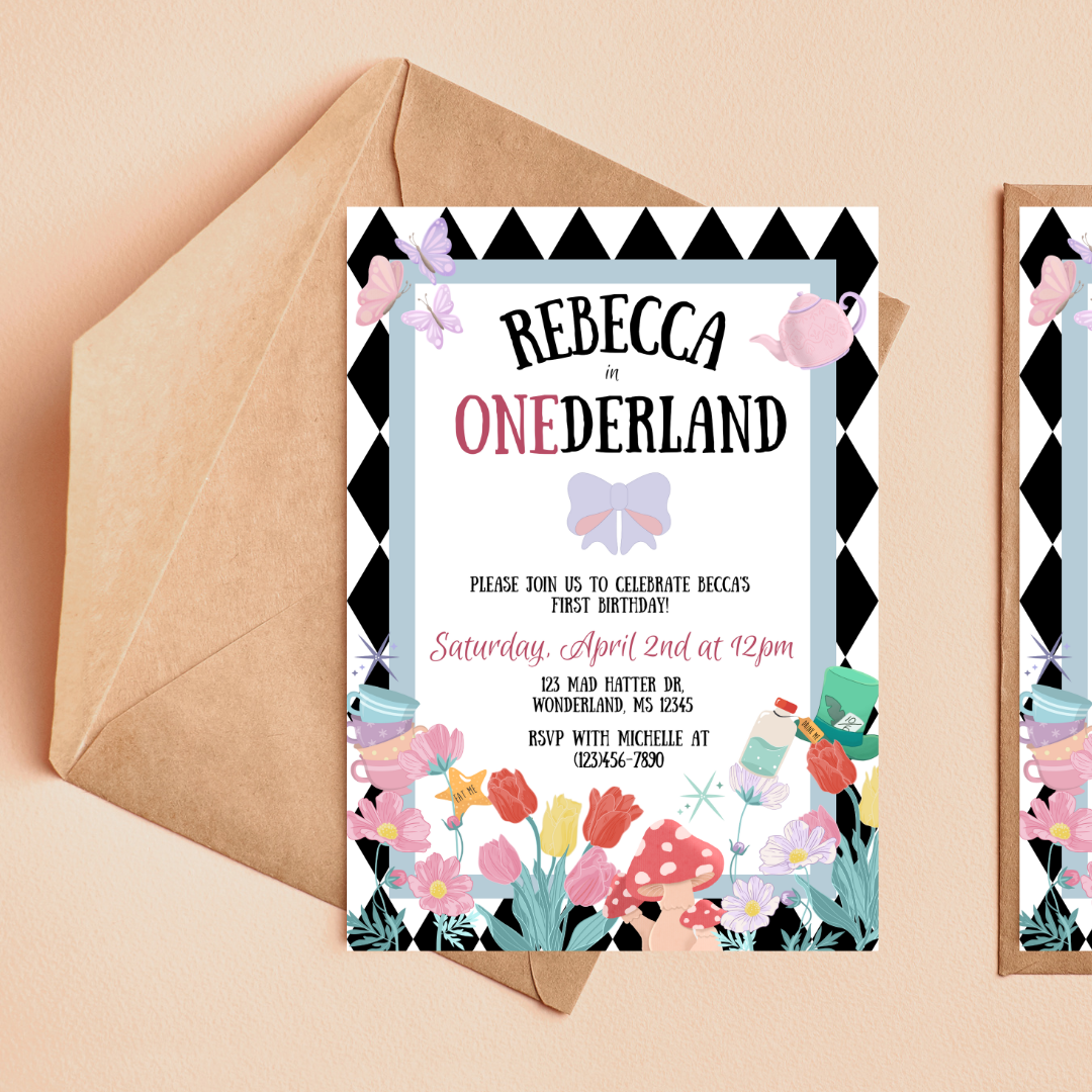Onderland Birthday Invitation